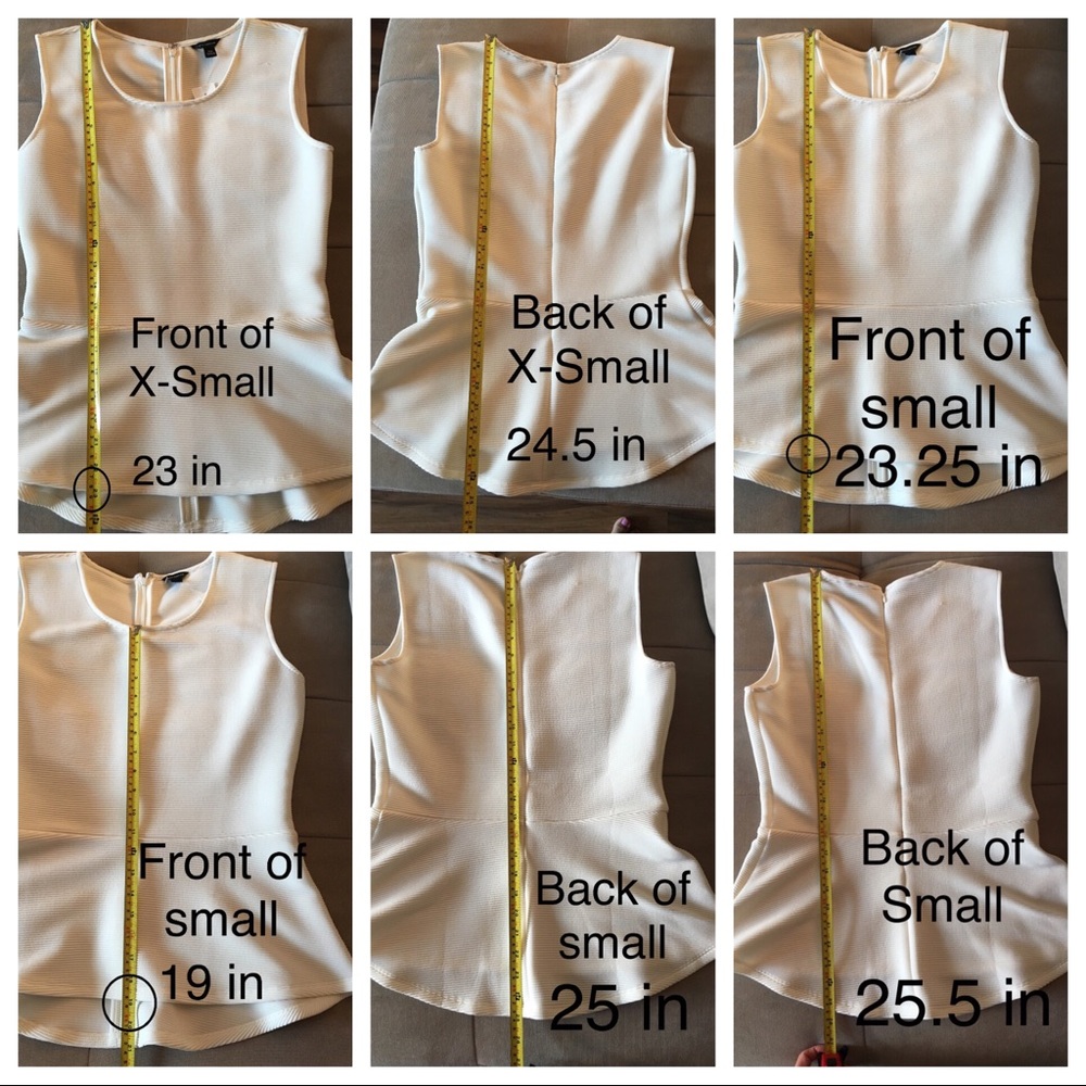 Ann Taylor Ribbed Peplum Top (Black or White) - Picture 3 of 4